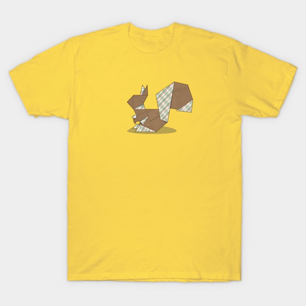 Plaid Squirrel T-Shirt by William Gilliam